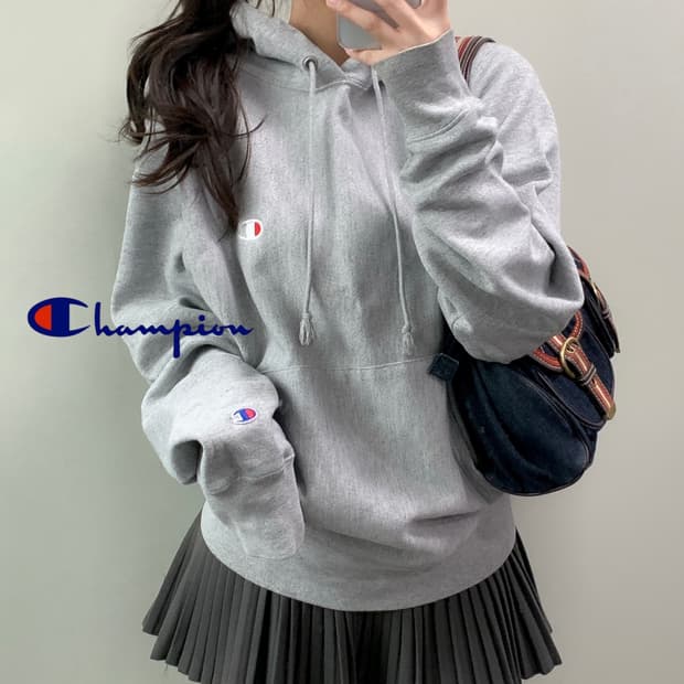 챔피온 리버스위브 후드티 