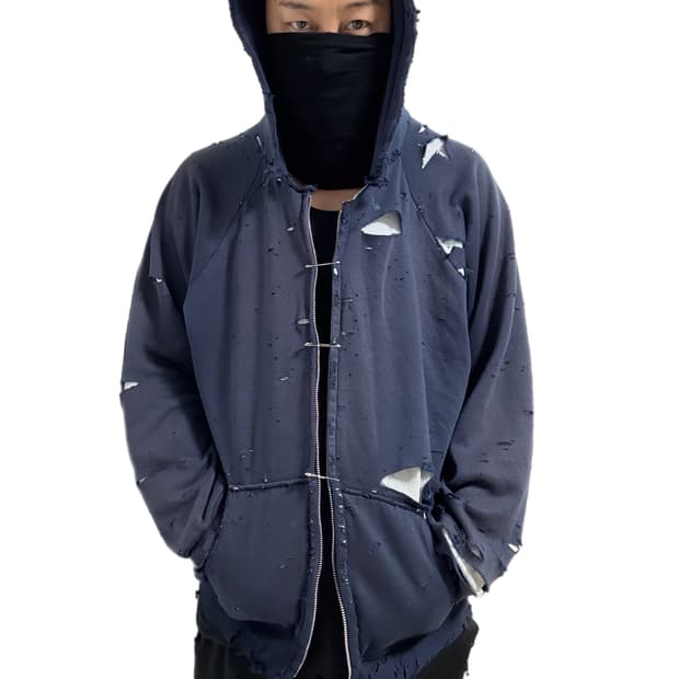 디디에르웨어 90s 디스트로이드 브로큰집 후드파카