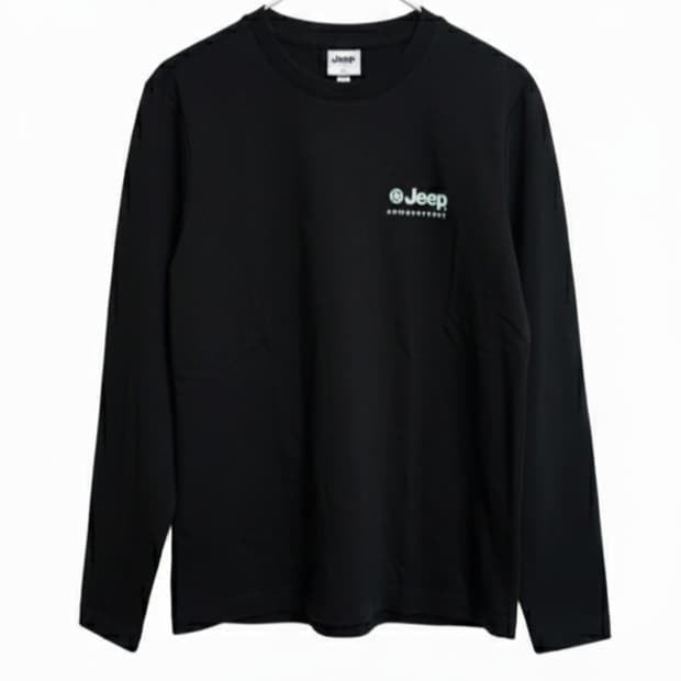 새상품)지프 롱슬리브 긴팔티셔츠 블랙