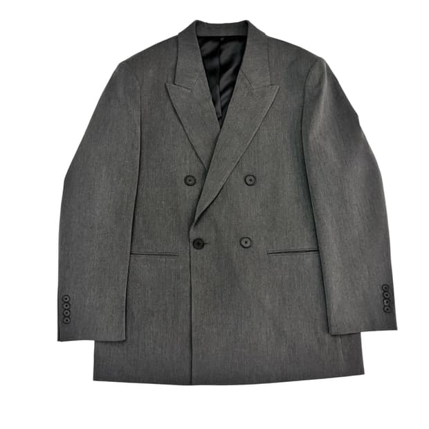 무탠다드 오버사이즈 더블 브레스티드 블레이저