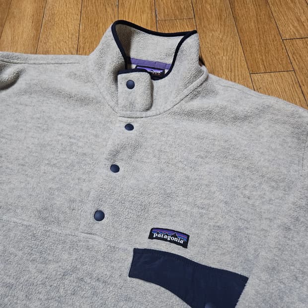 파타고니아 신칠라 헤비웨이트 오트밀 헤더 플리스 후리스 맨투맨 