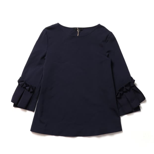 코스 COS Viscose Frill Blouse

