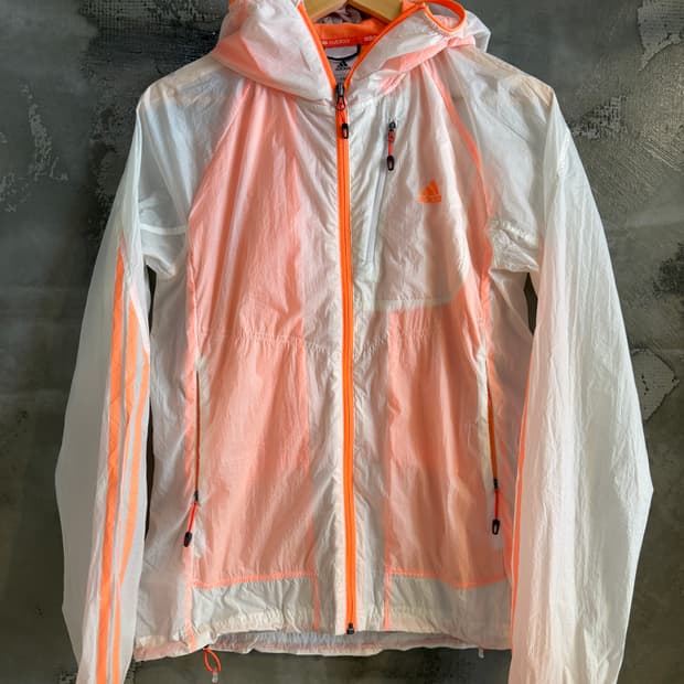 아디다스 아웃도어 러닝 바람막이 100