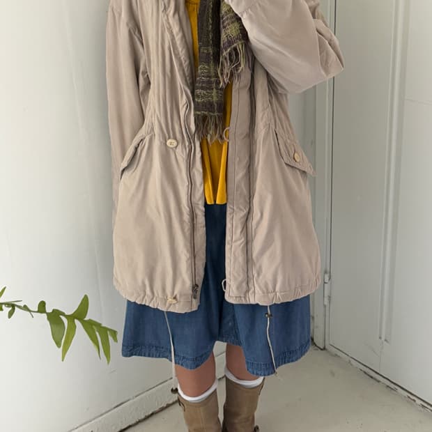 일본빈티지 사파리 야상점퍼