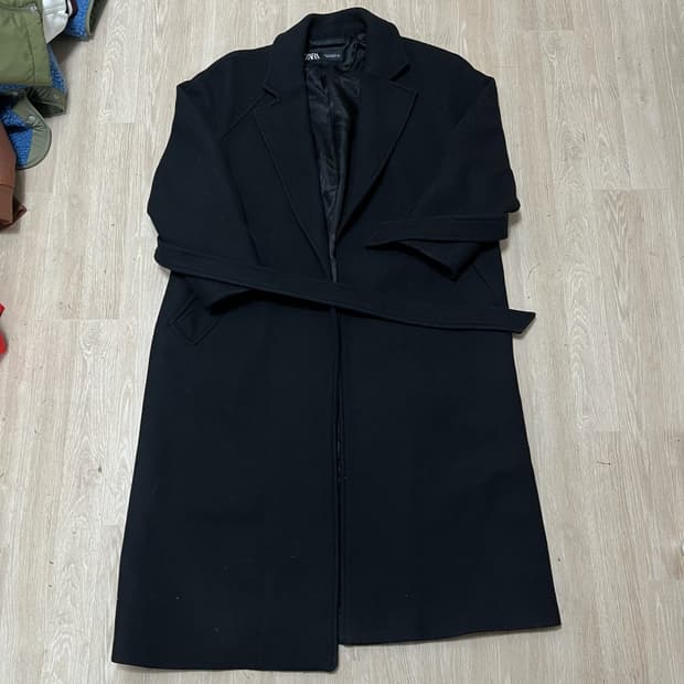 자라 남성 미니멀 싱글 트렌치코트 M/95 