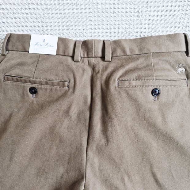 새상품 브룩스브라더스 코튼 스트레치 치노팬츠 33