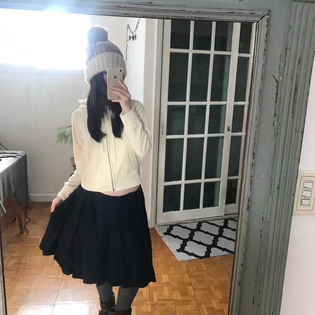 vintage lace zip-up hoodie