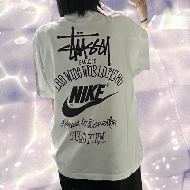 스투시 나이키 나투시 반팔 티셔츠 화이트 L 