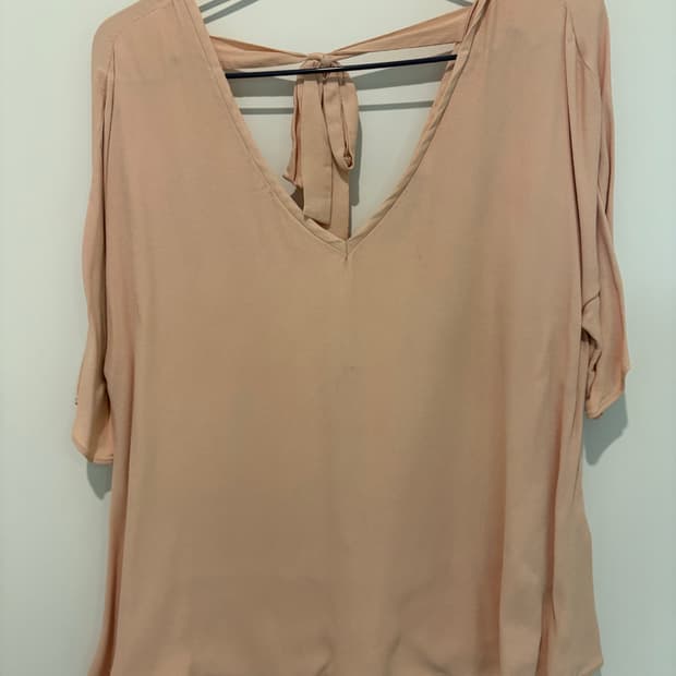 마시모 리본블라우스