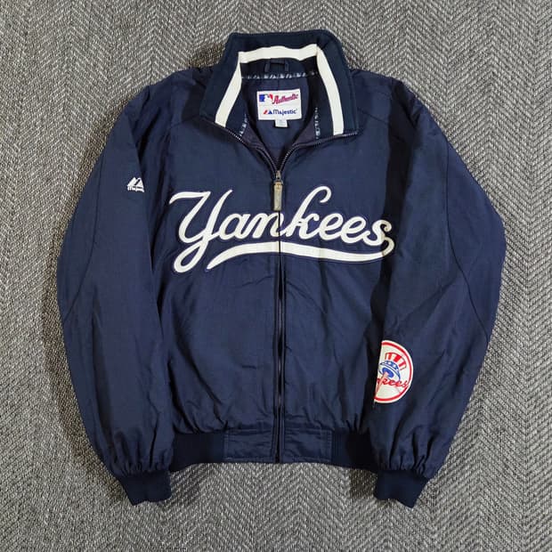 마제스틱 Majestic 뉴욕 양키스 어센틱 자켓