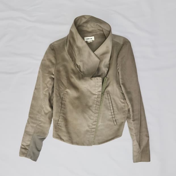 Helmut Lang viscose biker jacket