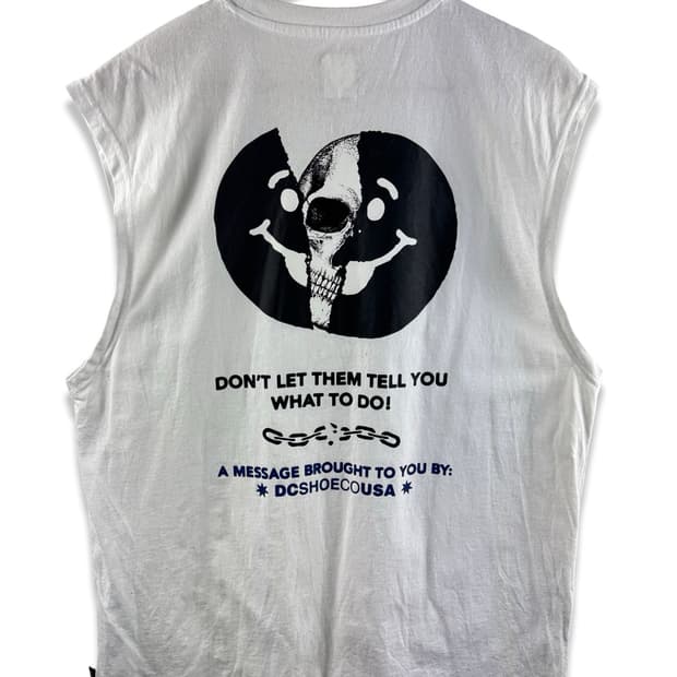 DC SHOES 스컬 슬리브리스2660