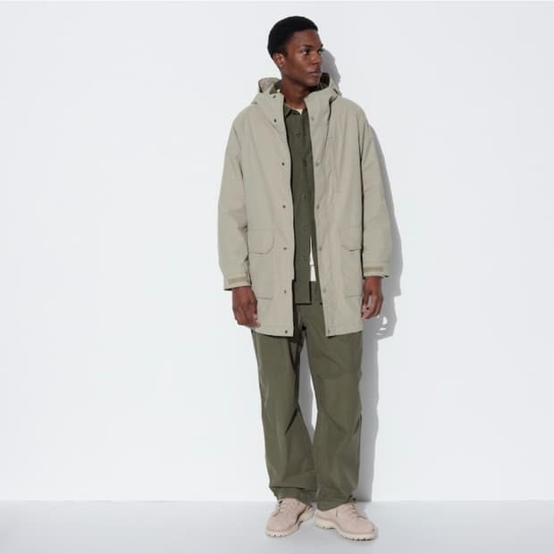 (M)유니클로 바람막이 후드 코트