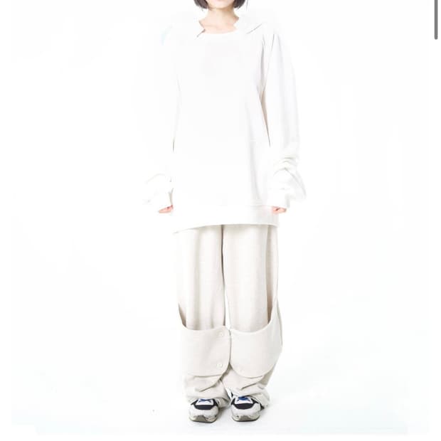 오쉬하이 밴드 스웻팬츠 멜란지