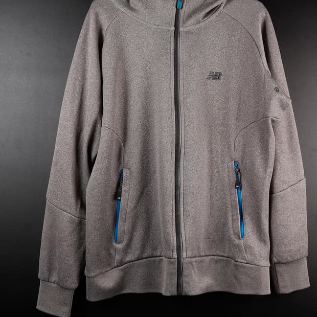 뉴발란스 회색 후드집업