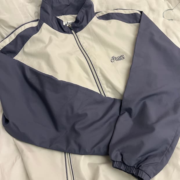 (정품/L) 아식스 올드스쿨 바람막이