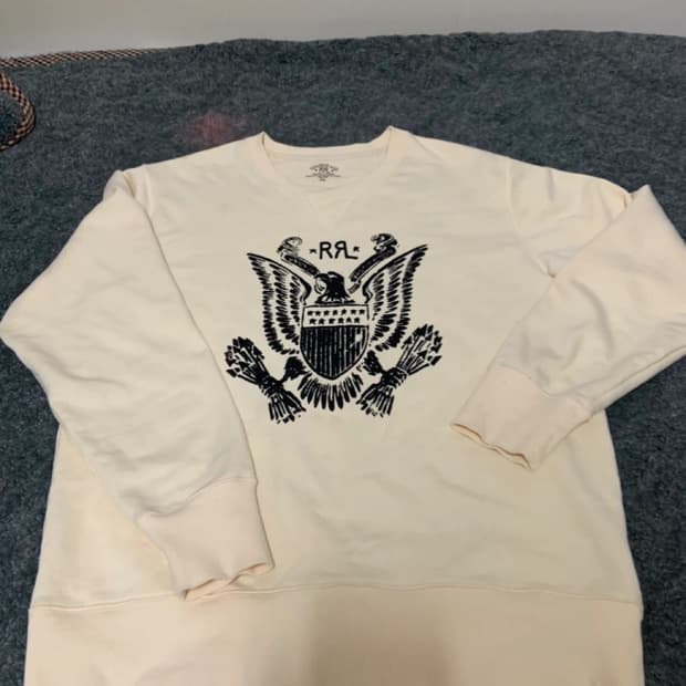 Rrl 와플 맨투맨