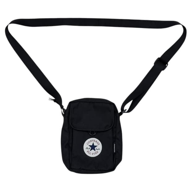 컨버스 빈티지 포켓 크로스백 바디백 가방 블랙