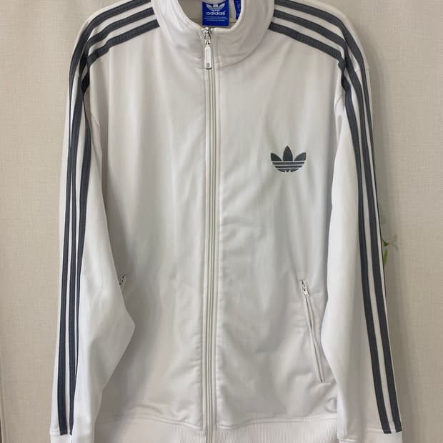 2XL)아디다스 파이어버드 흰회색 져지_우주매물