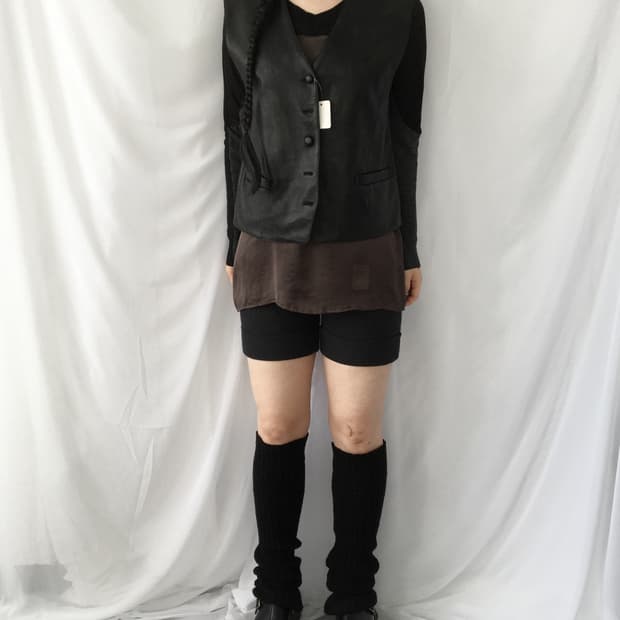 Leather vest
