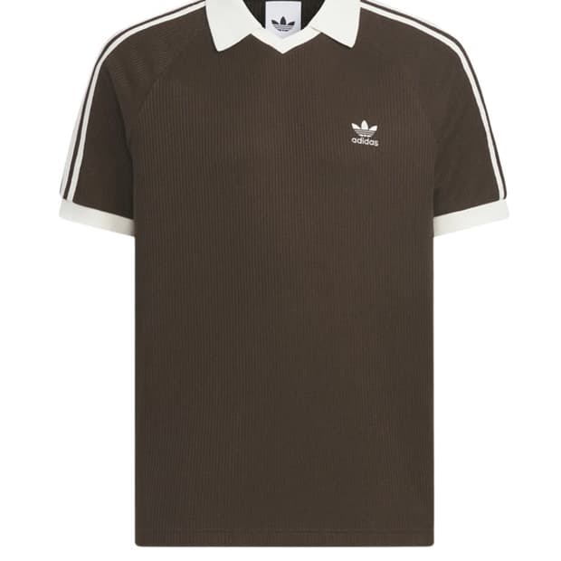 아디다스 와플 숏슬리브 폴로 셔츠 다크 브라운(L) - KR 사이즈