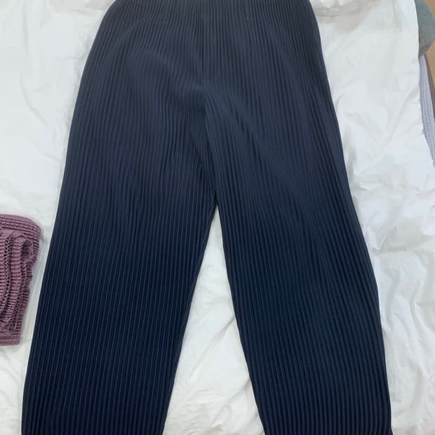 옴므플리세 베이직 네이비 팬츠3 매장판