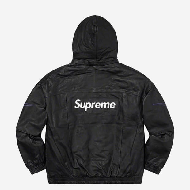 슈프림 x 나이키 레더 아노락 SUPREME NIKE
