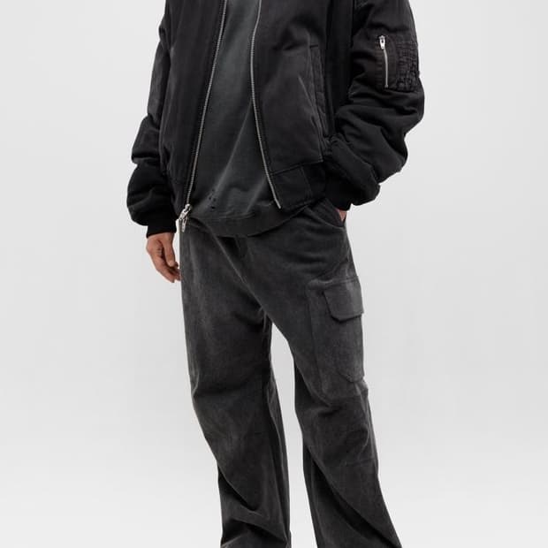 juun.j 준지  24fw 레드체크 데님 리버서블 마원 초판