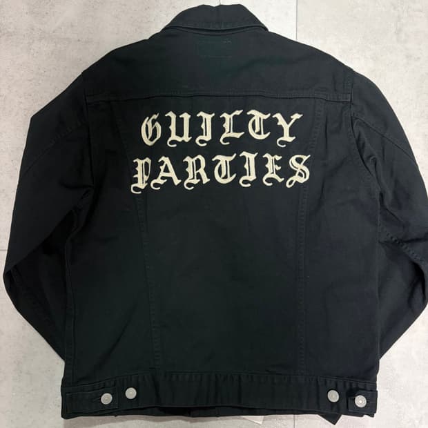 [새상품] 와코마리아 셰닐자수 데님자켓 L