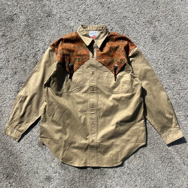 빈티지 웨스턴 셔츠