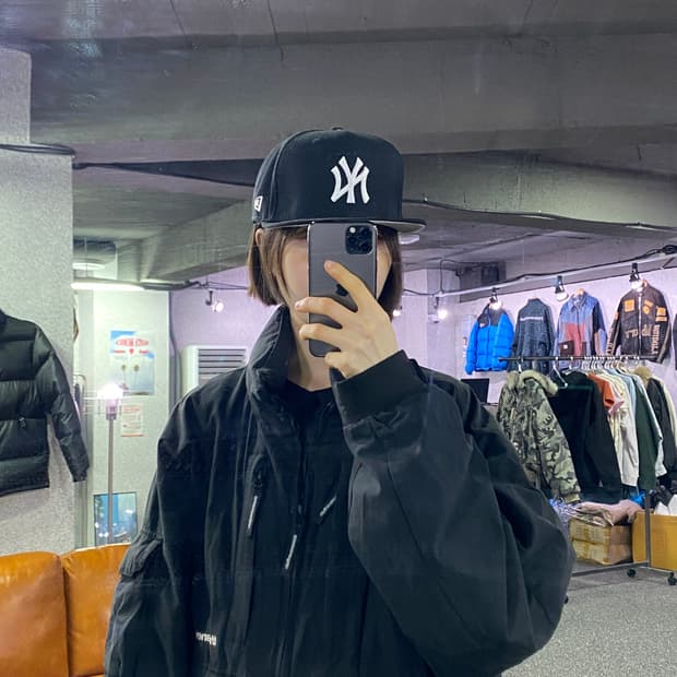 뉴에라 뉴욕양키스 블랙 스냅백 B3801