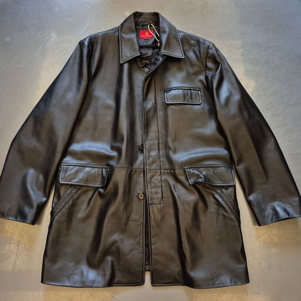 COLE HAAN 양가죽 카 코트