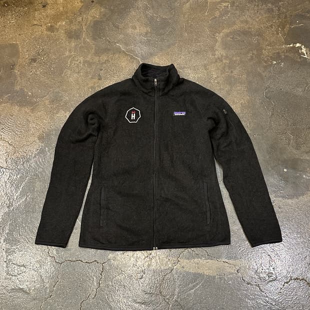 우먼즈 파타고니아 블랙 플리스 후리스 자켓 L