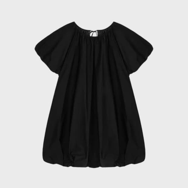 코스모스 볼륨 미니드레스