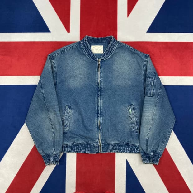 인스턴트펑크 데님 자켓 실측 L - XL 