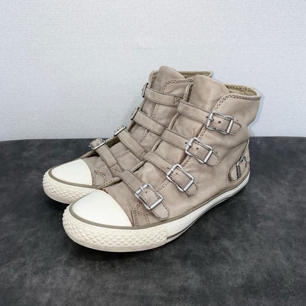 [Limited] ASH Leather Buckle Sneakers