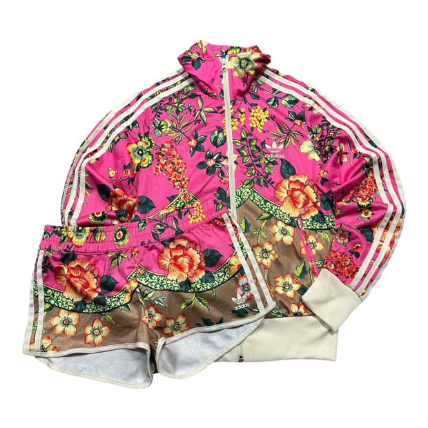 ✨ (세트) 아디다스 하르디네토 플라워 여성 트랙탑 져지 세트