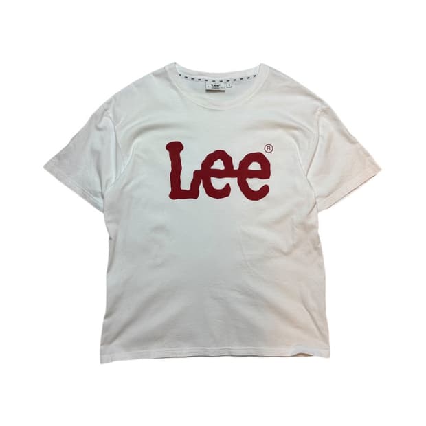 (S) Lee 리 빈티지 레드 프린팅 반팔 티셔츠 T-063