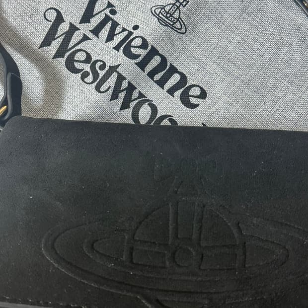 비비안웨스트우드 스웨이드백 블랙