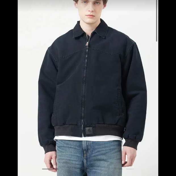 칼하트wip 산타페og 블랙 L