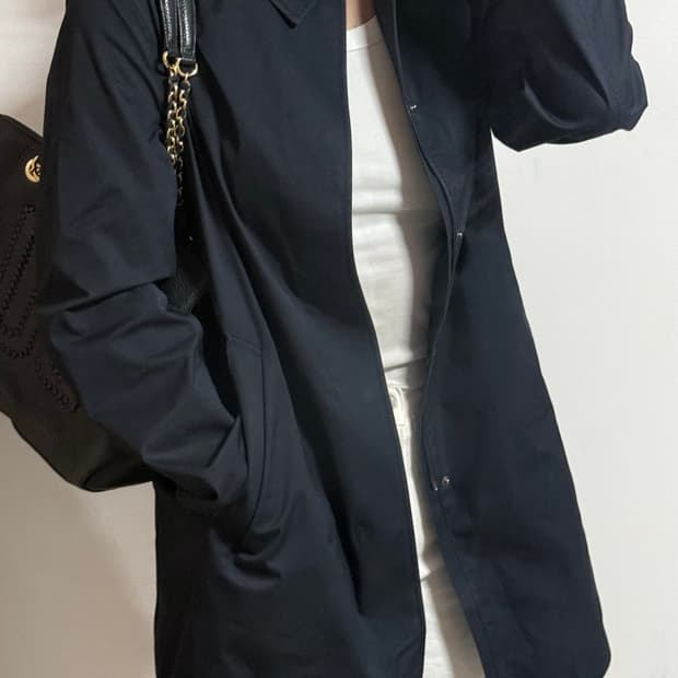 유니클로 블록테크 스텐카라 코트