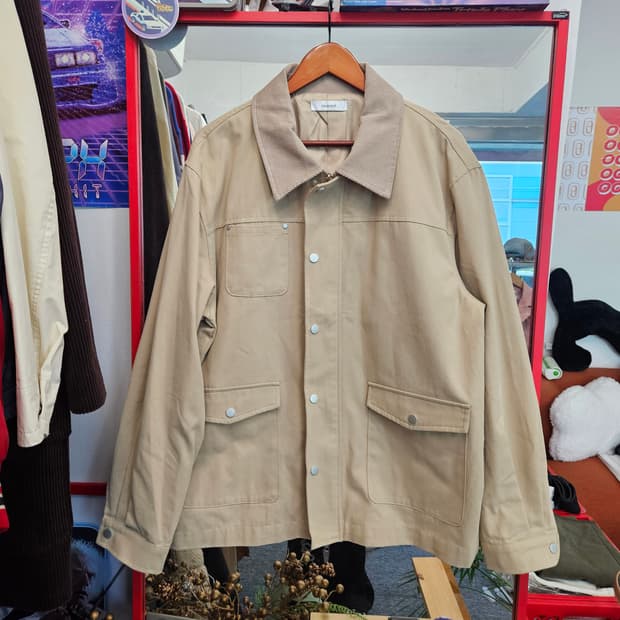 새상품) 사파리 헌팅자켓 하프 워크자켓