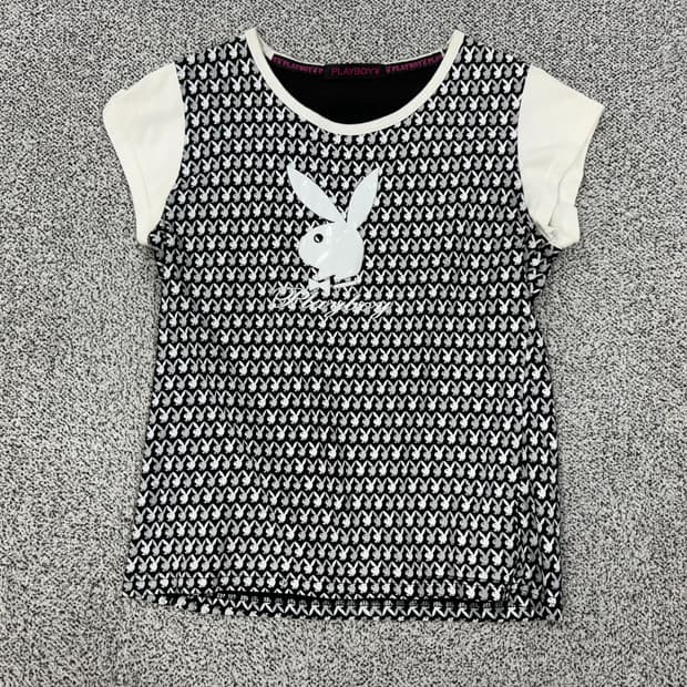 플레이보이 PLAYBOY 반팔티