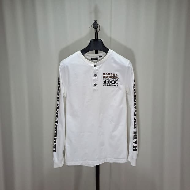 (택포) 할리데이비슨 110주년 헨리넥 롱슬리브 B544