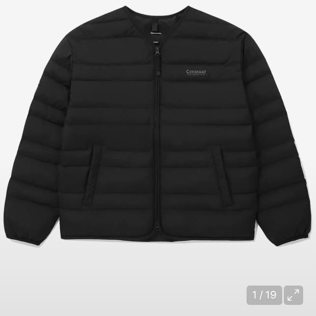 새상품)  커버낫 RDS 커버라이트 카라리스 라이 경량패딩 s사이즈