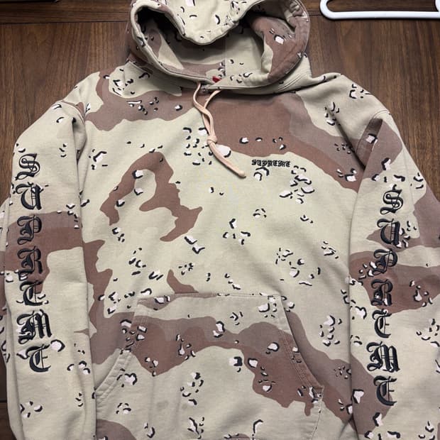 20FW 슈프림 피스 후드티 초콜릿 칩 카모