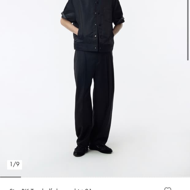 아더에러 시그니피컨트 Tag half sleeve shirt S 사이즈