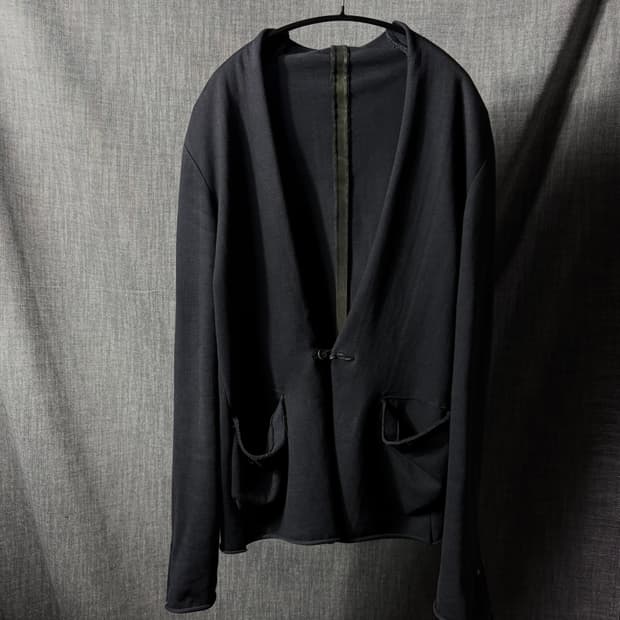 MA+ Leather detail cardigan