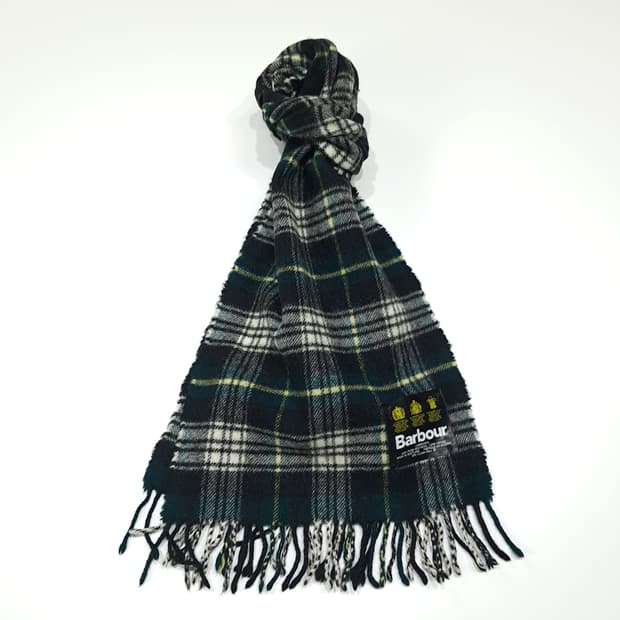 MX559 바버 90s 스코틀랜드판 램스울 하우스타탄 머플러 목도리