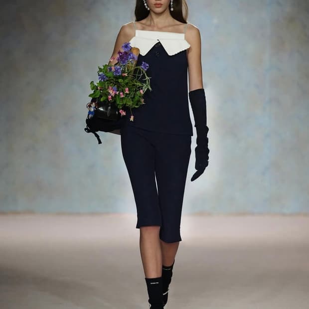 [6,8,10]슈슈통 25fw 카프리 팬츠/네이비